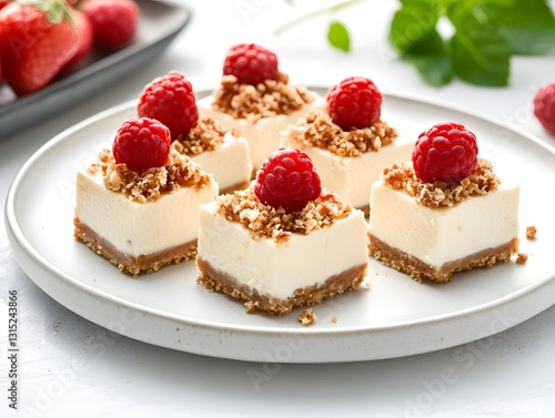 Mini Raspberry Cheesecakes