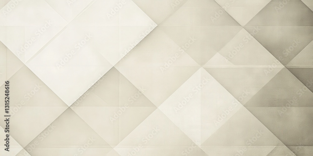 Obraz premium Subtle Beige Textured Background with Diamond Geometric Pattern