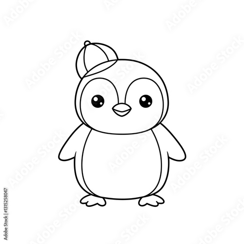 Adorable Kawaii Animal Vector Arts For Coloring Book