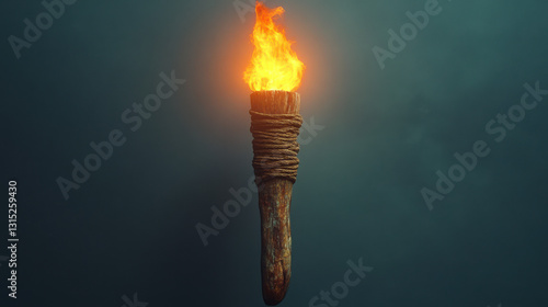 A primitive torch from medieval times.