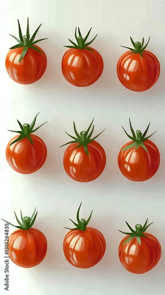 Sliced Tomatoes on White Background, Abstract Image, Texture, Pattern Background, Wallpaper, Cover and Screen for Smartphone, PC, Laptop, 9:16 and 16:9 Format Sliced Tomatoes on White Background, Abstract Image, Texture, Pattern Background, Wallpaper, Cover and Screen for Smartphone, PC, Laptop, 9:16 and 16:9 Format