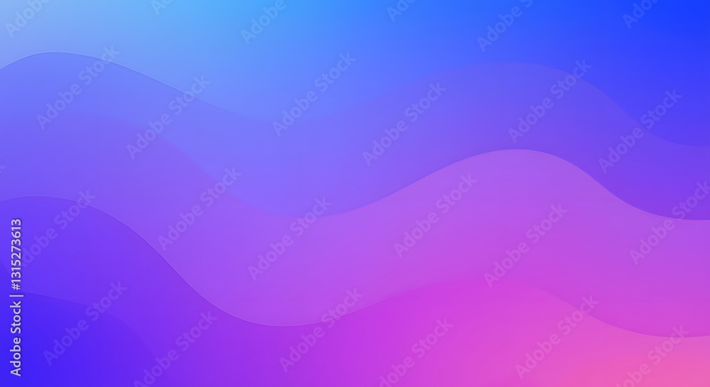 Fototapeta premium Aesthetic background with a soft pastel gradient, blending warm peach, lavender, and sky blue tones.