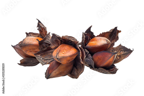 Beechnut nuts PNG, transparent isolated background. Healthy superfood nut snack. Nutritious, natural, organic food, flavour, cooking ingredient, vitamin mineral source