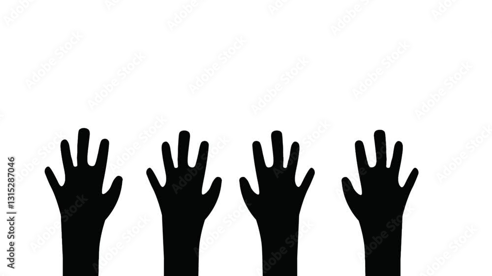 Hands reaching out animation video illustration suitable to your hands video and more Hands reaching out animation video illustration suitable to your hands video and more