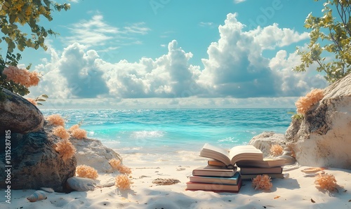 Books by the Sea: A Serene Beach Reading Escape Under Azure Skies