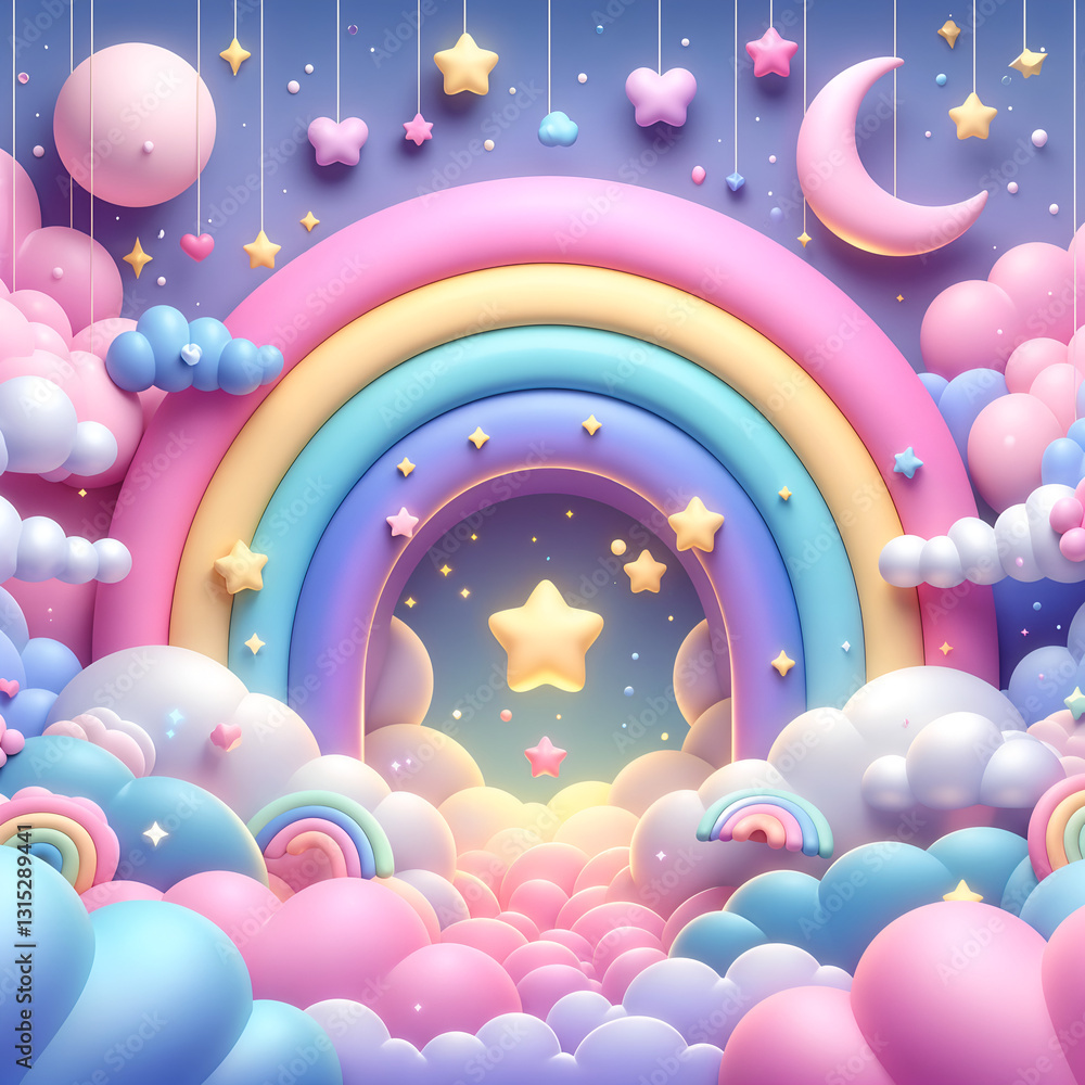 rainbow and clouds rainbow and clouds