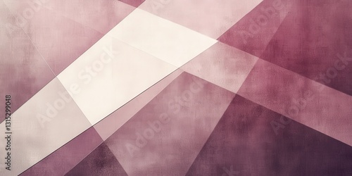Ethereal Geometric Design with Subtle Violet and Cream Coloration