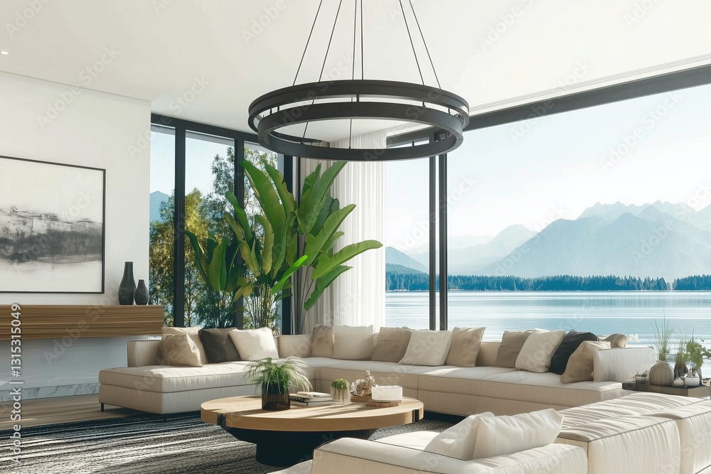 Obraz premium modern hotel room