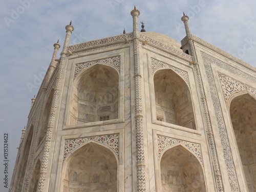 Konstfotografi taj mahal agra uttar pradesh india