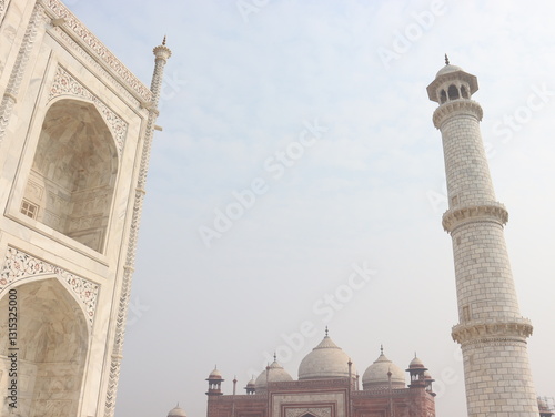 Obraz na płótnie taj mahal in agra india