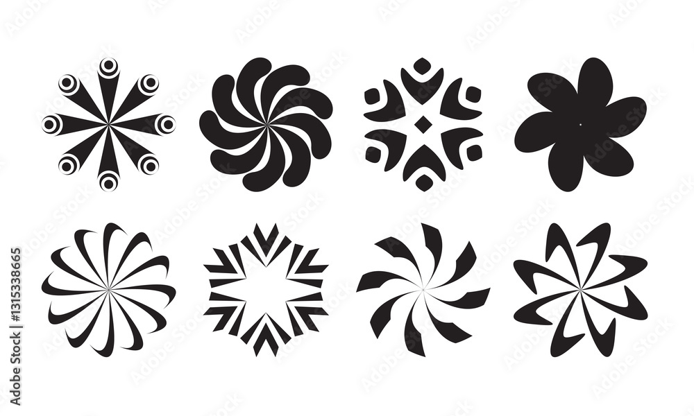Simple flower icon vector. flower icon set. flower symbol Simple flower icon vector. flower icon set. flower symbol