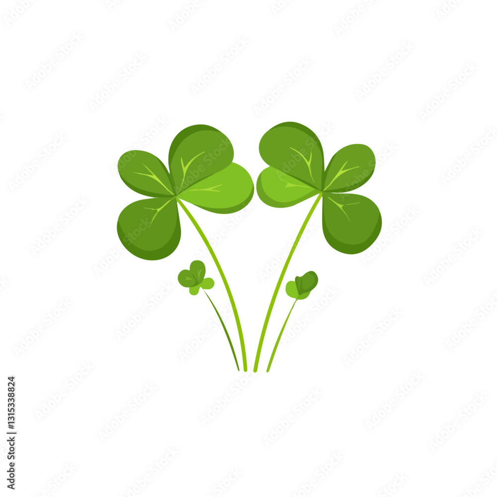 2D flat vector illustration Little green sprouts icon isolated on a white background.
2D flat vector illustration Little green sprouts icon isolated on a white background.