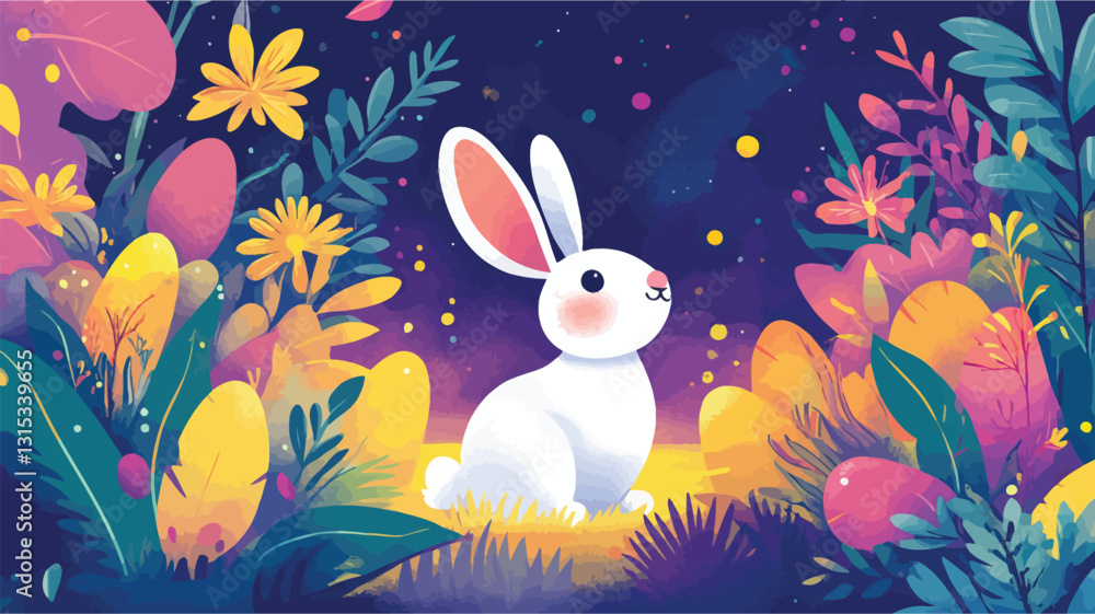 Elegant Easter Vector Illustration | Happy Holiday Graphic with Stylish Patterns Elegant Easter Vector Illustration | Happy Holiday Graphic with Stylish Patterns