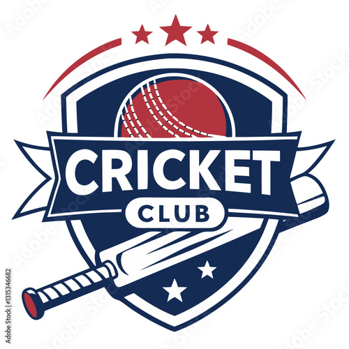Cricket club logo design