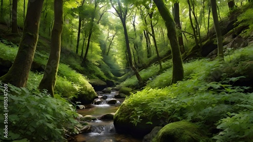 waterfall in the forest