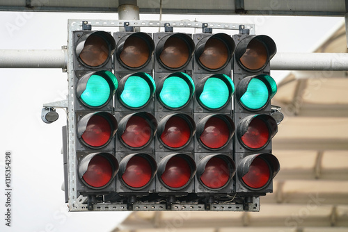 Start Lights in Racing Circuit