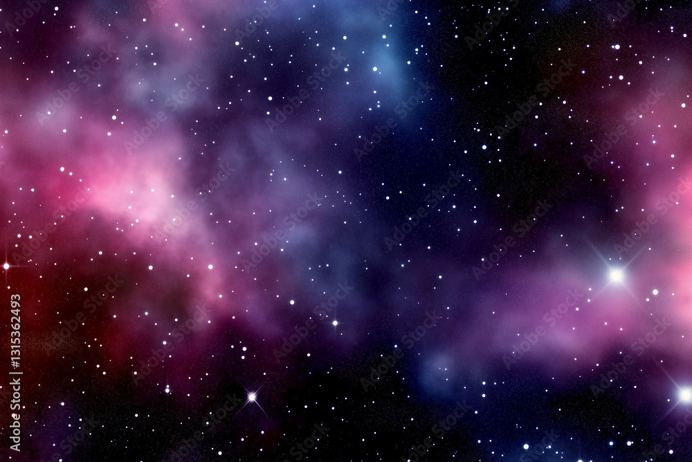 Fototapeta premium space background with stars and nebula