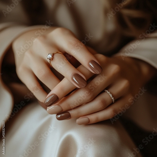 Delicate designer nails manicure - 3