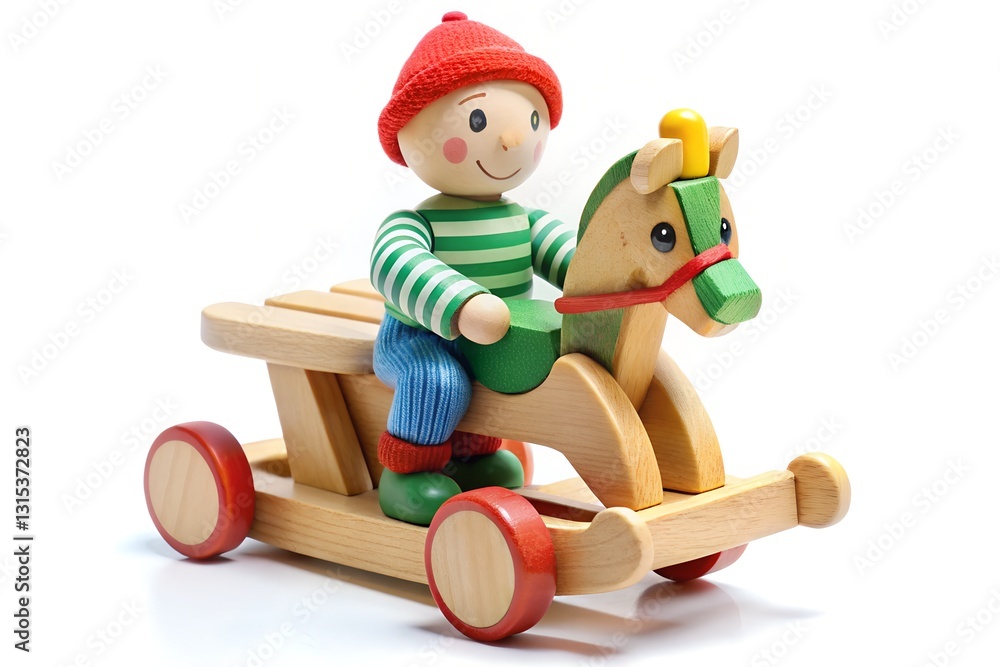 Obraz premium wooden hand made Pinewood Rider