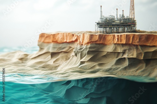 Offshore Petroleum Platform on Geotechnical Seabed