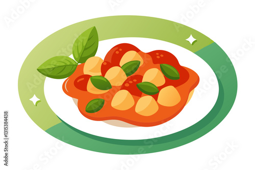 Italian Gnocchi Platter with Tomato Sauce and Parmesan