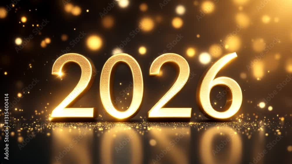 Happy New Year 2026 Christmas Celebration Card with Snowflakes and Star Decorations in Winter Season Happy New Year 2026 Christmas Celebration Card with Snowflakes and Star Decorations in Winter Season