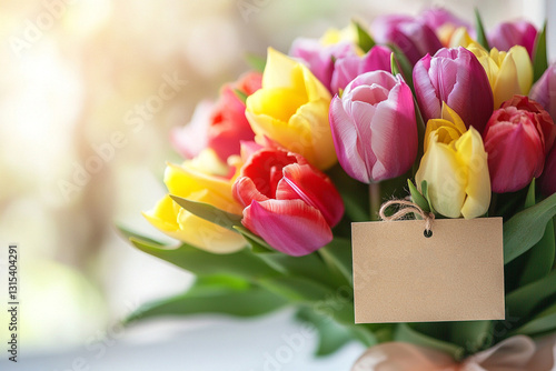 Wallpaper Mural National Tulip Day. National Flower of Turkey. Tulip Mania. Colorful tulips flowers. Floral banner. Greeting card, Valentines day, 8 march, Womens day, Mothers day. Torontodigital.ca