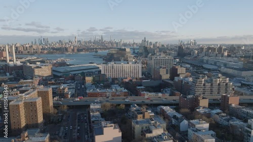 Wallpaper Mural Aerial view of rush hour traffic in Brooklyn Torontodigital.ca