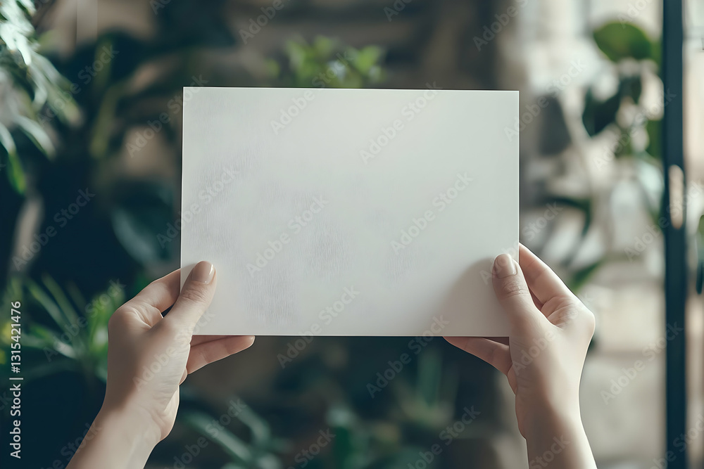 A minimalist hands-holding flyer mockup, perfect for professional and promotional use. A minimalist hands-holding flyer mockup, perfect for professional and promotional use.