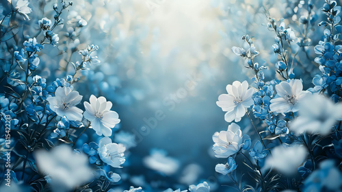 Spring Floral Backdrop Background
