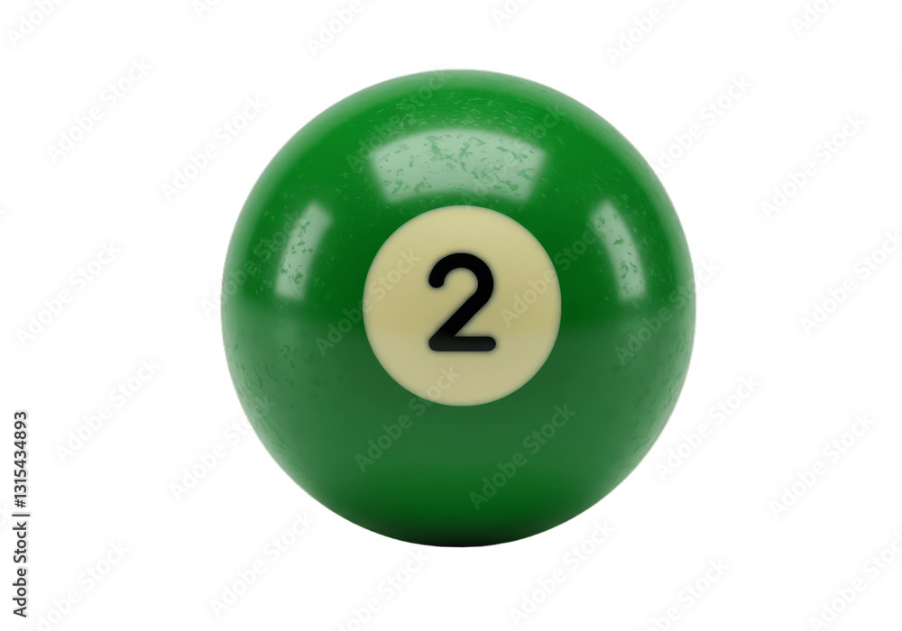green Single snooker ball, close-up view, isolated, studio shot, product image green Single snooker ball, close-up view, isolated, studio shot, product image