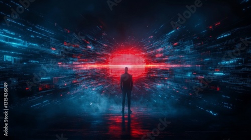 Exploring the impact of AI facial recognition in a futuristic digital landscape