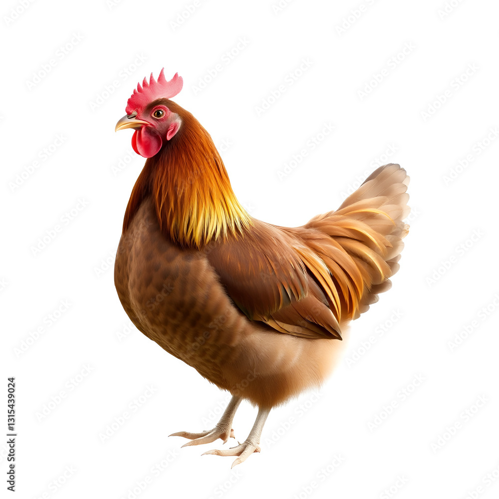 brown feather of a hen on a transparent isolated background. PNG brown feather of a hen on a transparent isolated background. PNG