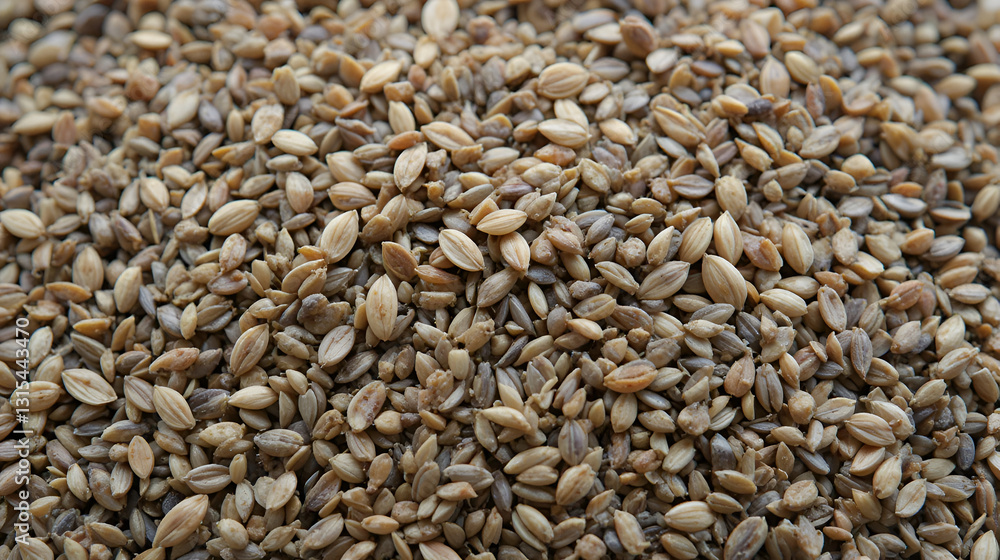 Texture of carom seeds or ajwain, indian spice Texture of carom seeds or ajwain, indian spice
