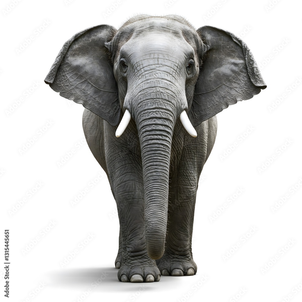 Obraz premium elephant isolated on white