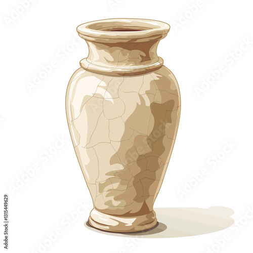 vase isolated on white background