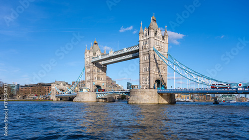 Photography Tower Bridge stands majestically against a clear blue sky in London