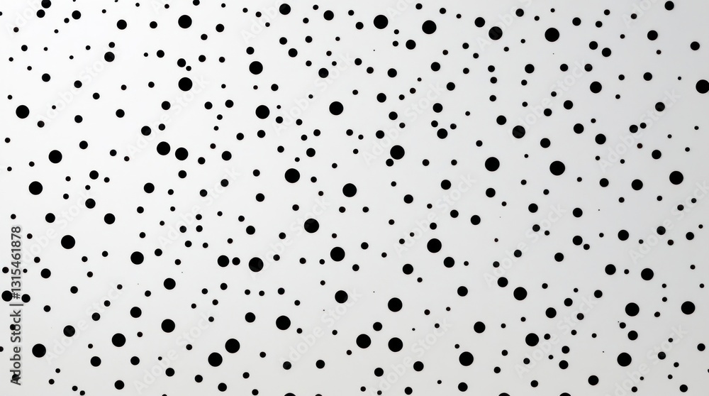 A mesmerizing composition featuring numerous black bokeh points of varying sizes A mesmerizing composition featuring numerous black bokeh points of varying sizes