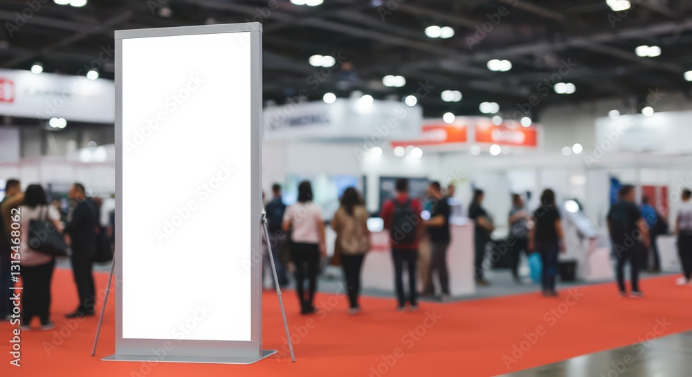 Obraz premium Blank Billboard at Trade Show