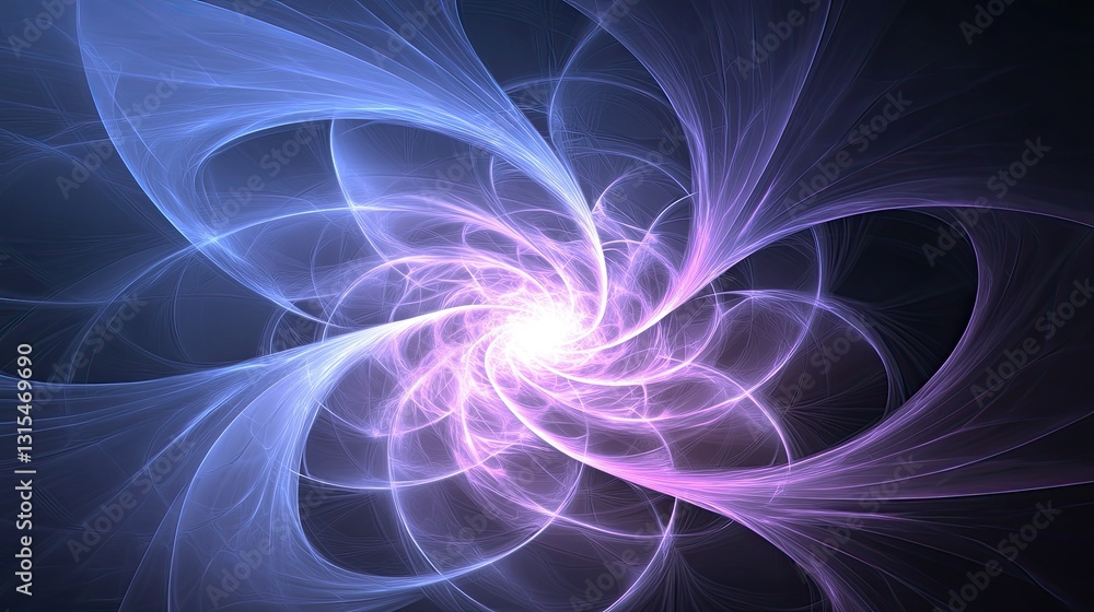 Abstract swirling light patterns, cosmic nebula, galaxy background Abstract swirling light patterns, cosmic nebula, galaxy background