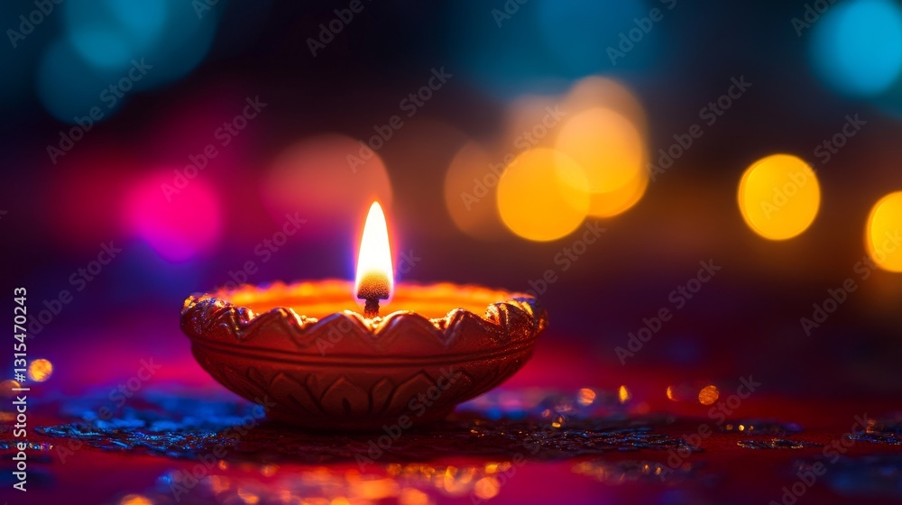 Celebrate Diwali with this beautiful greeting card featuring a premium diya. Share the joy and blessings of the festival with your loved ones. Celebrate Diwali with this beautiful greeting card featuring a premium diya. Share the joy and blessings of the festival with your loved ones.