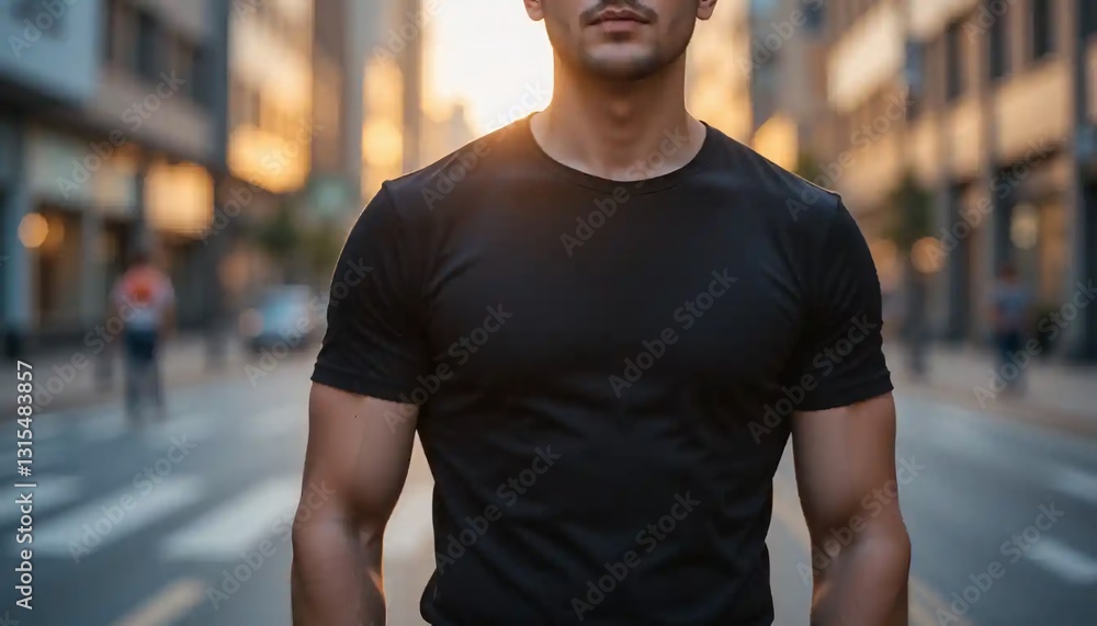 Fototapeta premium young man in the city