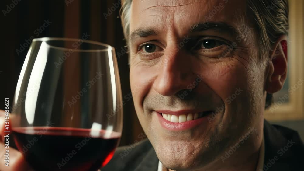 man with glass of red wine man with glass of red wine