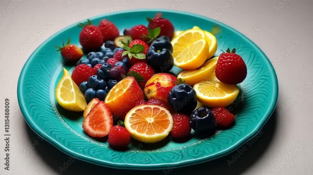Vibrant Summer Fruit Platter: A Feast for the Eyes Vibrant Summer Fruit Platter: A Feast for the Eyes