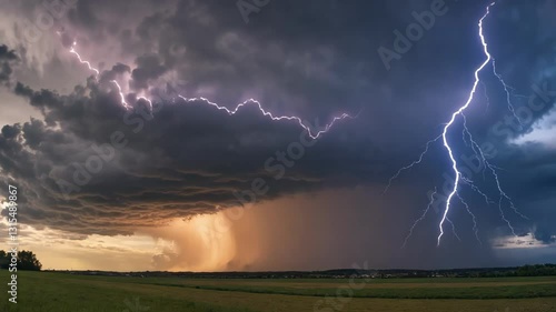 lightning in the storm