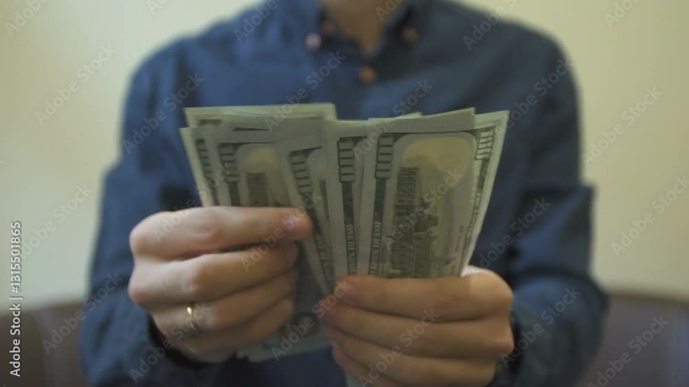 businessman with money