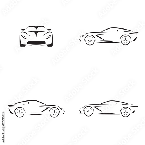 Car Logo Design, Speed Car Logo Design 
