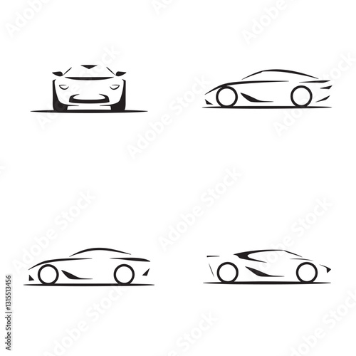 Car Logo Design, Speed Car Logo Design 