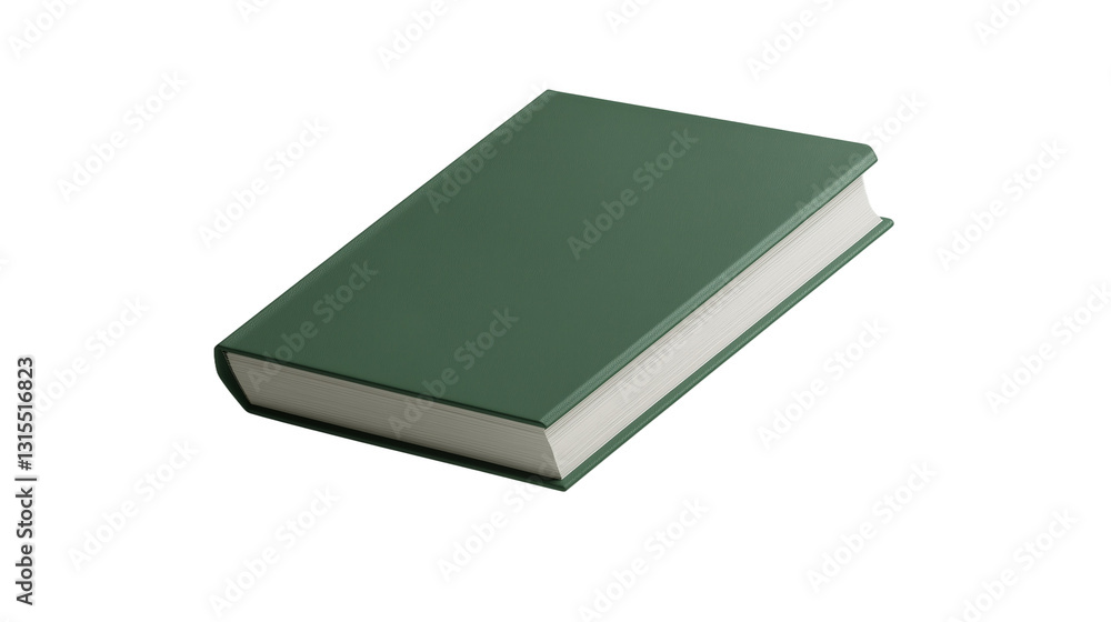 green book isolated on white background , transparent png 