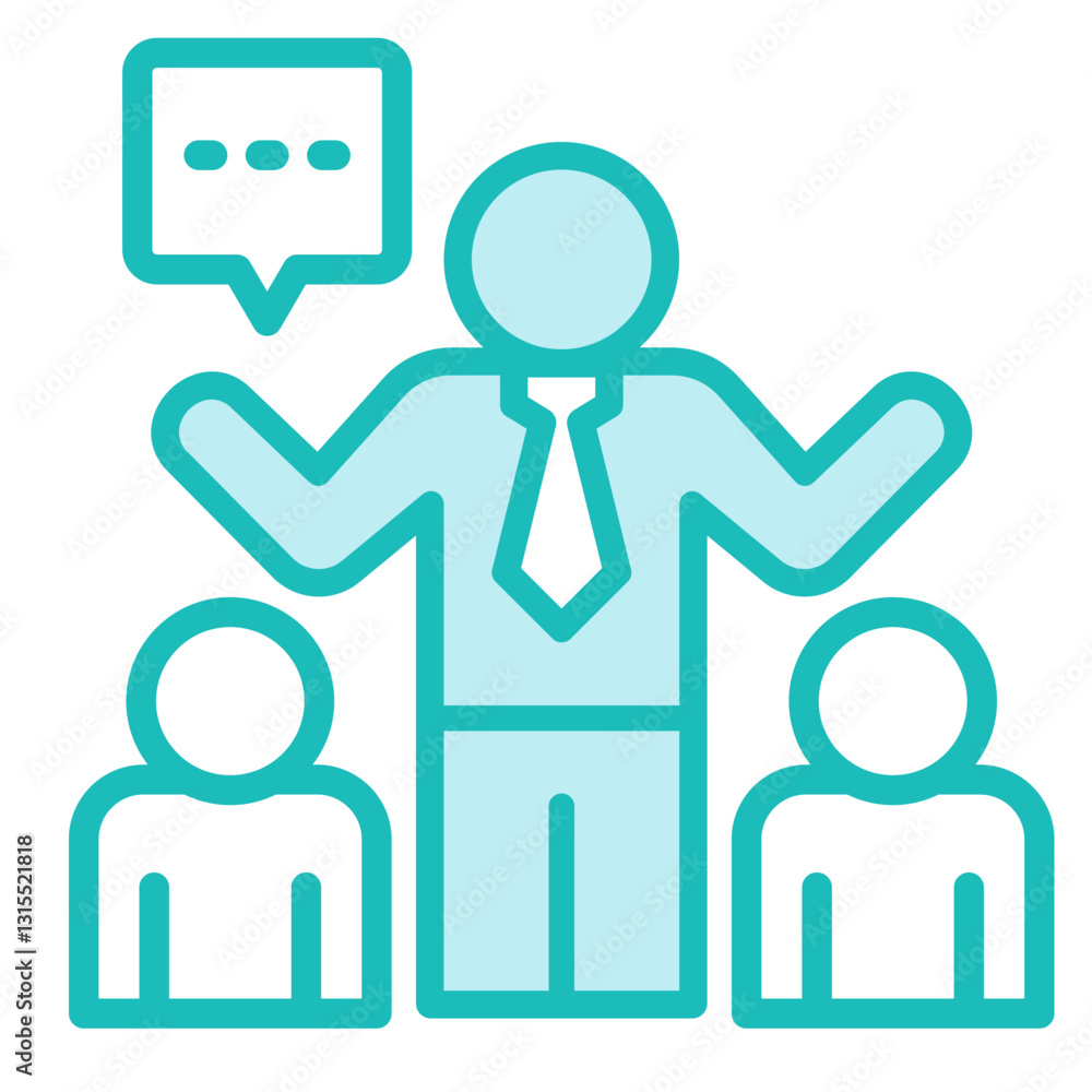 Mentoring  Icon Element For Design